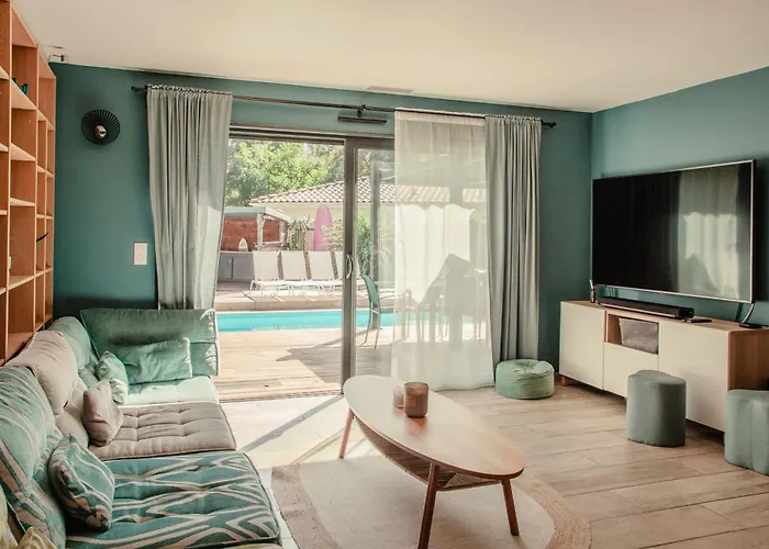 Villa Dream Landes Piscine Temperee-Jacuzzi-5 Suites Parentales