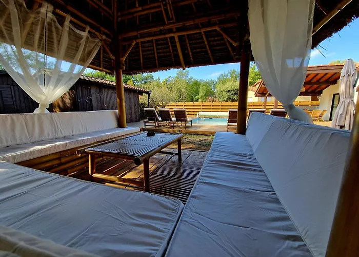 Villa Elizalde Moliets - Climatisee, Piscine Chauffee, Velos Et Surfs Inclus